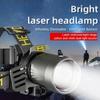 Dual Laser Rechargeable Head Flashlight Led Headlamp High Power Headlight Waterproof  Super Bright Head Torch