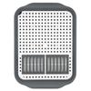 2 Tone Self Draining Dish Rack Slim Portable Kitchen Organizer Foldable Storage Rack Plates Cups Cutlery Space Saver