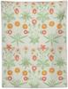 Arazzo da Parete con Piante Vintage, Classico Medievale Vintage Motivo Floreale Moderno Arredamento Murale, Floreale Retrò Arredamento per la Casa Per
