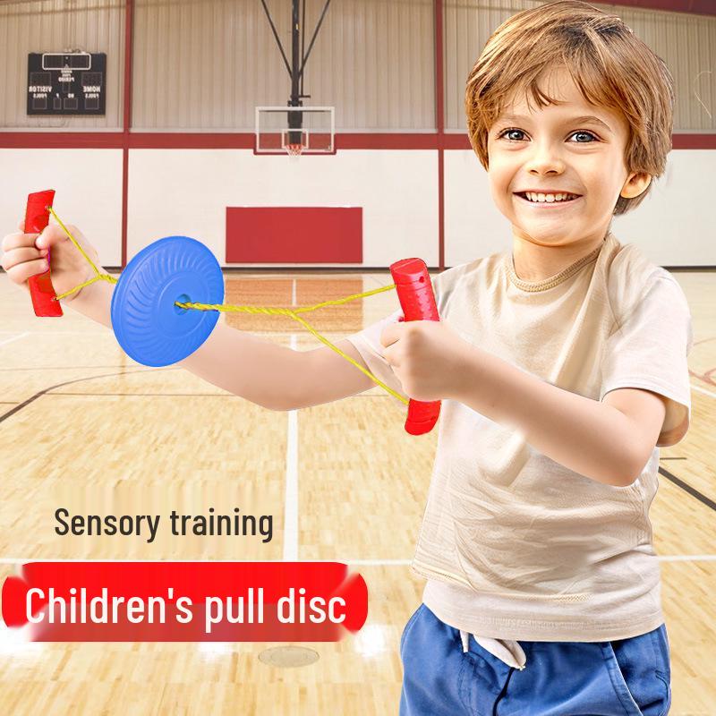Children's Pull-Up Disc for Sensory Integration and Hand-Eye Coordination