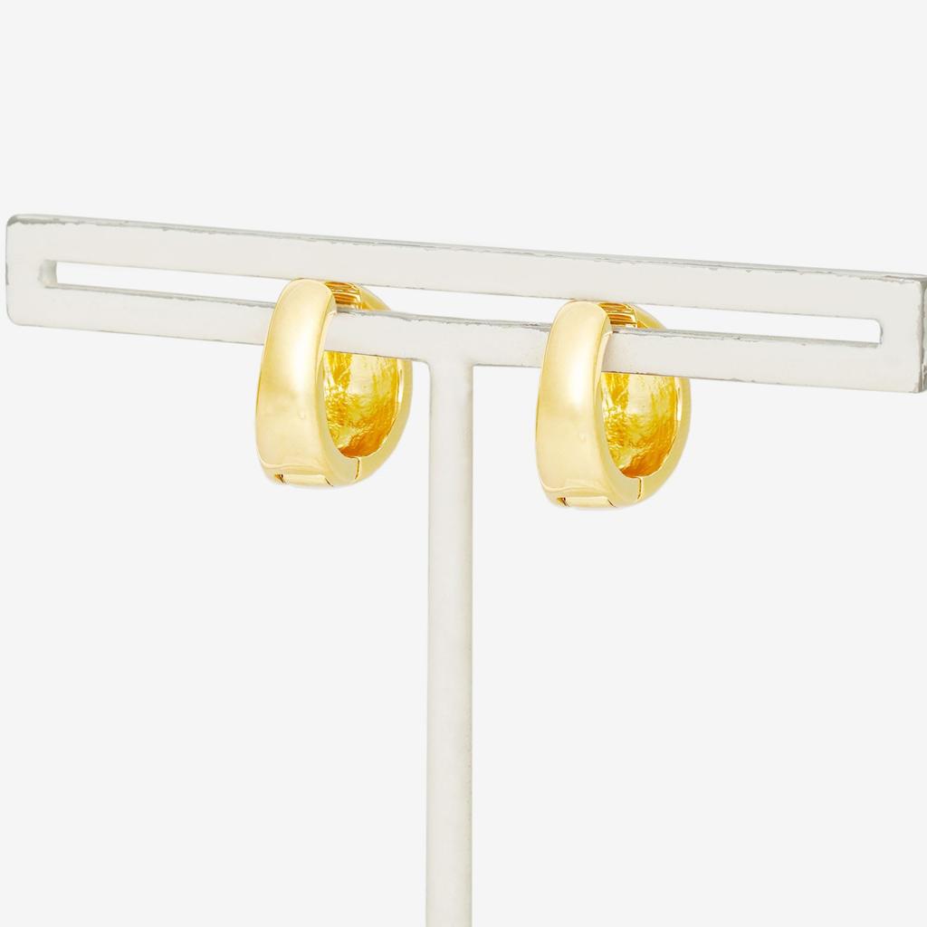 ESTELLE [Official] Women's Earrings, Silver with Yellow Gold Plated, 0776-0061-0000-0000