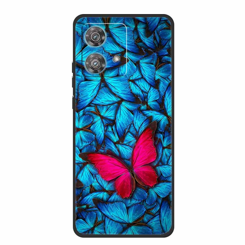 For Motorola Edge 40 Neo Case Animals TPU Soft Silicone Phone Cover for Moto Edge 40 Neo 5G Edge40 Neo Shockproof Wolf Fundas