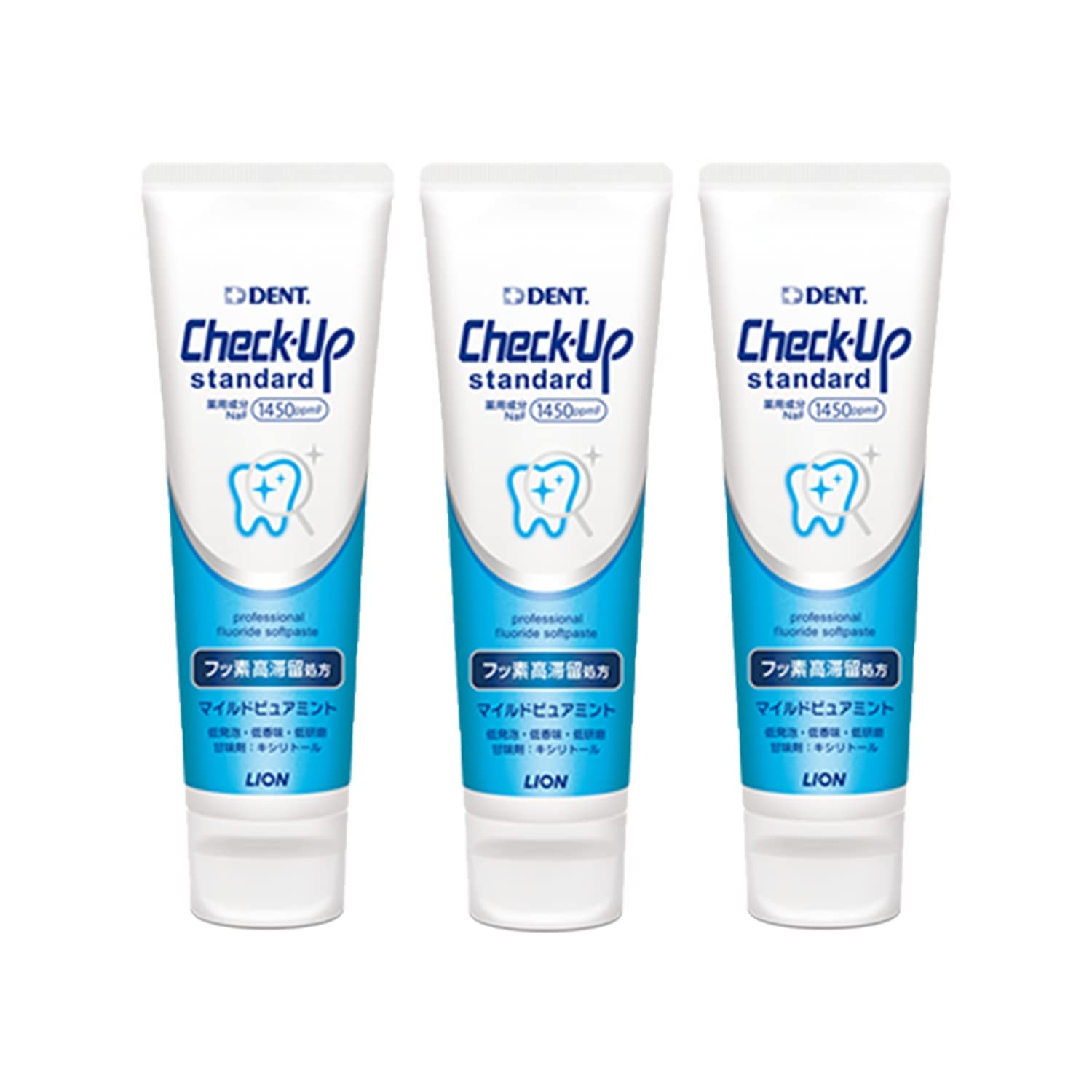 

[НОВИНКА]Lion Cream Dent Check-Up Standard 135г (135 г х 3)
