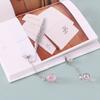 1pc Flower Feather Pendant Bookmark Creative Funny Book Page Marker School Office Stationery Organizer Gift