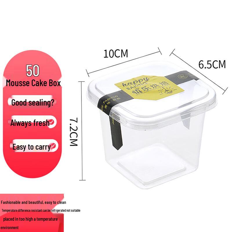 Homeglen Disposable Dessert & Sandwich Boxes