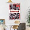 Liverpool Custom Ditt Navn Vægdekoration Vægtæppe Kunst Til Kæledyr Mindesmærke Fødselsdag Bryllupsfest Baggrund Familiegave