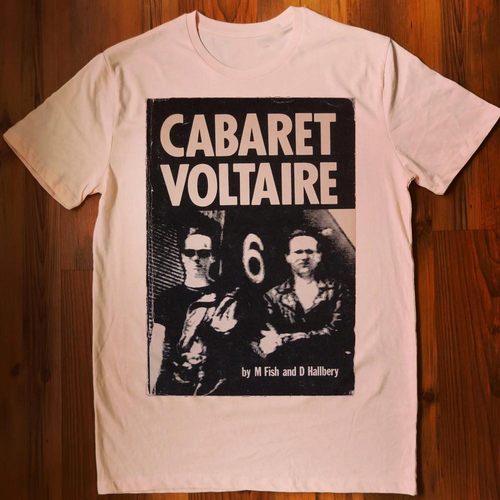 

Винтажная футболка группы Cabaret Voltaire, белая, полных размеров S-4XL 2XL