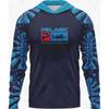 Mens Quick-Dry Hooded Fishing Shirt UPF 50 Sun Protection Long Sleeve Outdoor Angling Summer Fall