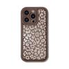 Full screen white leopard print for iPhone17ProMax mobile phone case 14 Apple 13Pro matte 12/15 premium