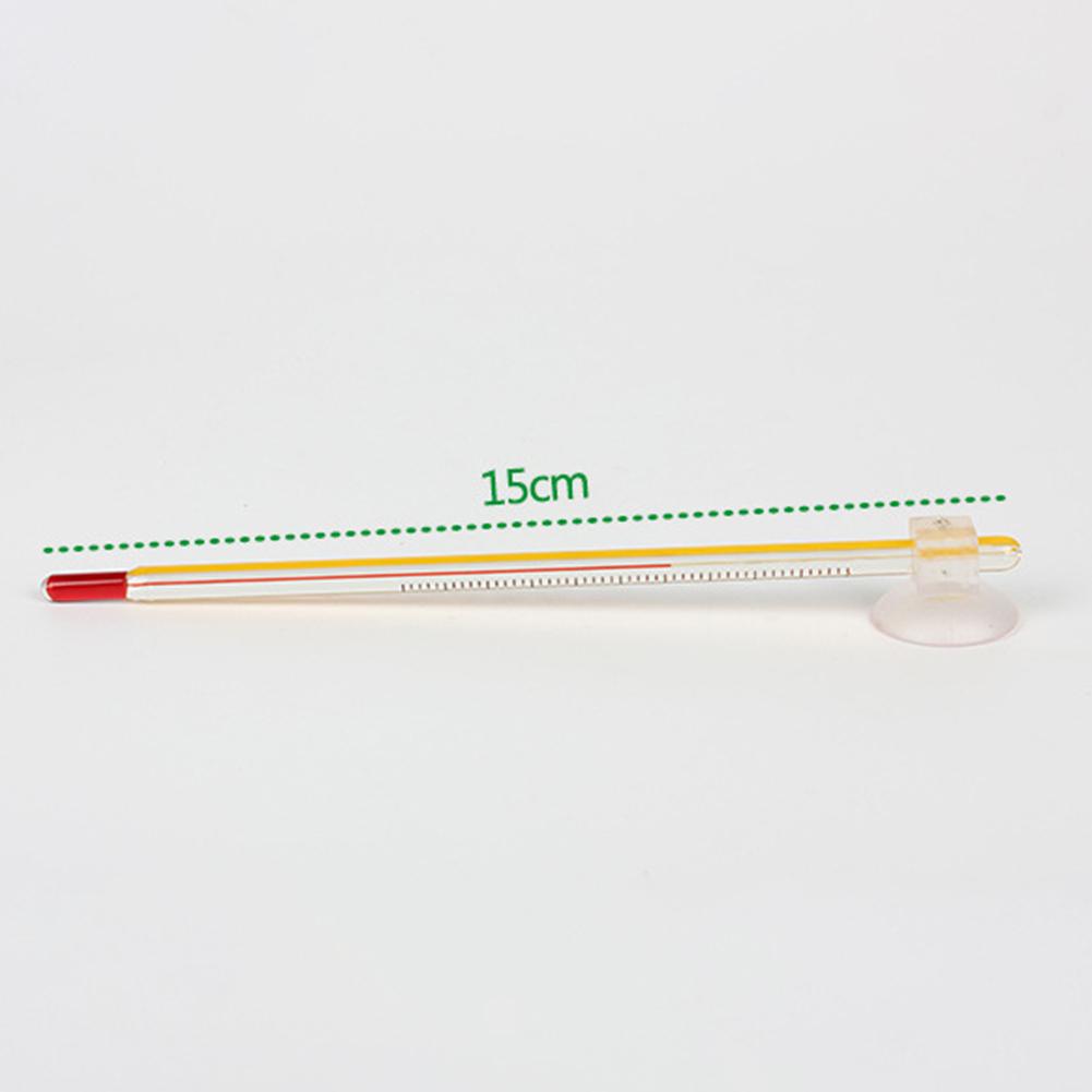 Aquarium Thermometer with Suction Cup Turtle Fish Tank Glass Water Anti Dropping Temperature Meter Household Accessories