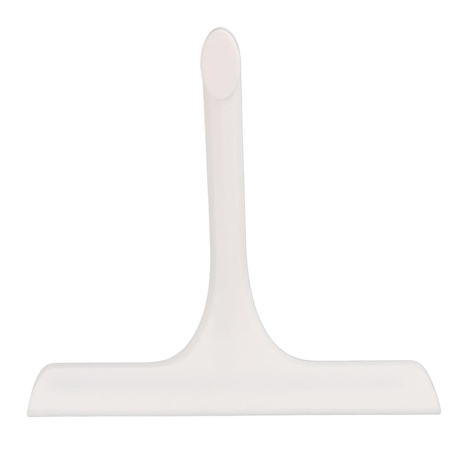 

Стеклоочиститель с нескользящей ручкой Силиконовый скребок для мытья окон для ванной комнаты, окон, кухни белый