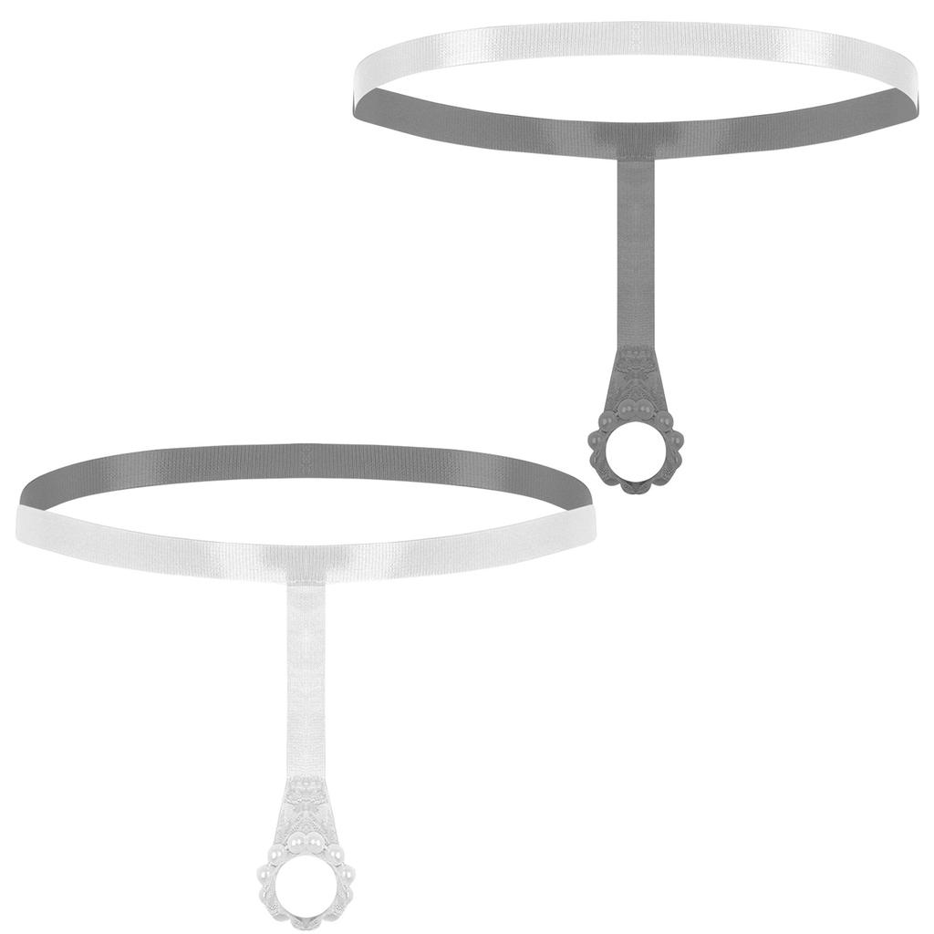 Men O Ring Enhancer Micro Thongs Backless Pole Hollow Out Opening Butt Flaunting Jockstrap Erotic Underwear