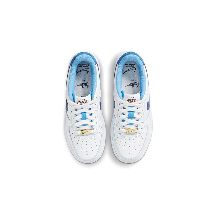 New Nike Air Force 1 S50 'White University Blue' Gs DB1560-100