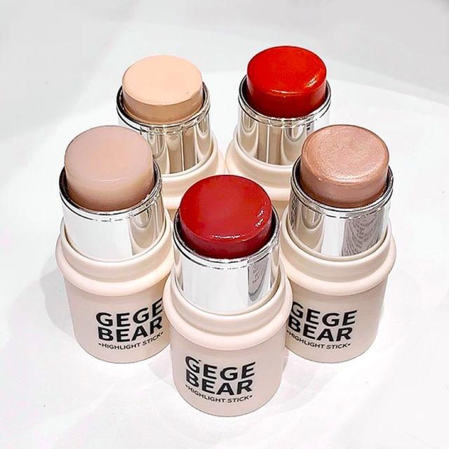 Gege Bear - Pinky Watery Highlight Stick - #01-#03 03 - 3.8g