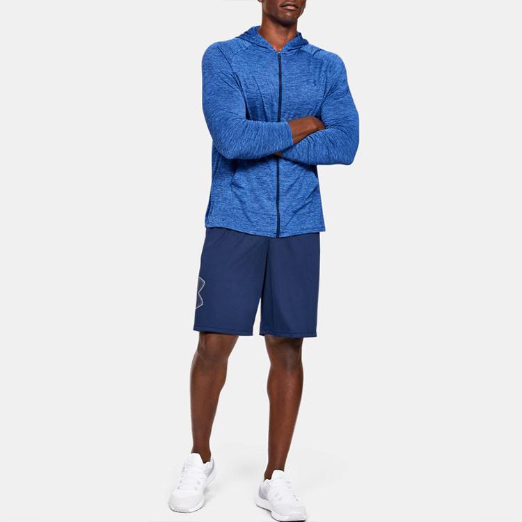 Under Armour Bluza sportowa z kapturem Tech 2.0 Męska Odzież wierzchnia Amerykański Niebieski 1354028-449