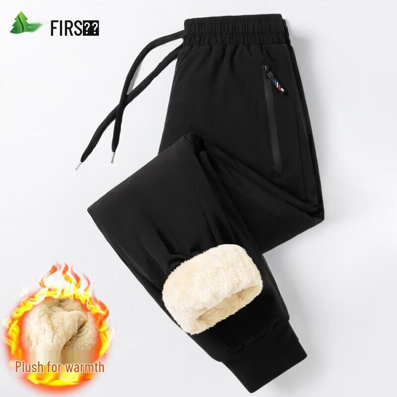 

FIRS Men s Fleece-Lined Thermal Straight-Leg Casual Pants 5XL