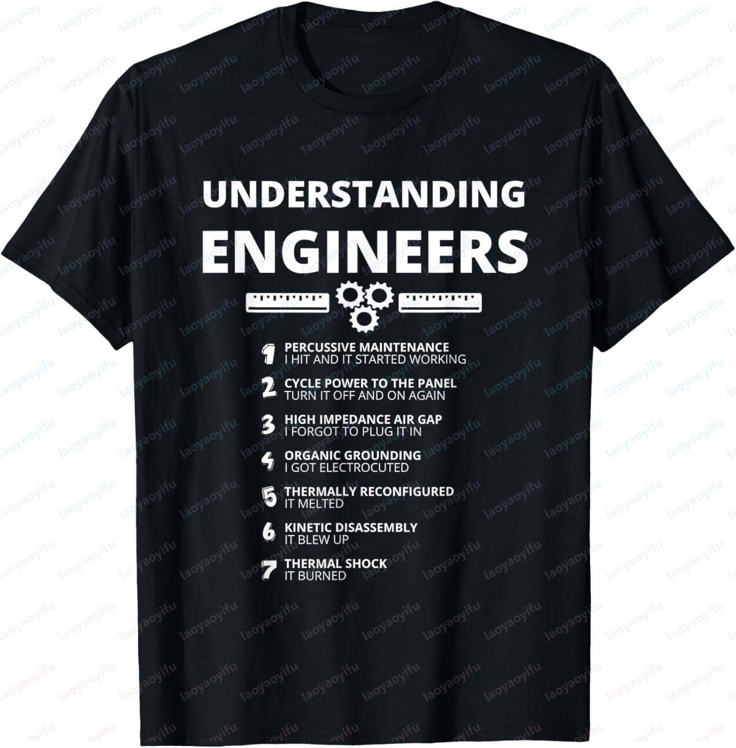 Understanding Engineers Percussive Maintenance T-shirt XXXL
