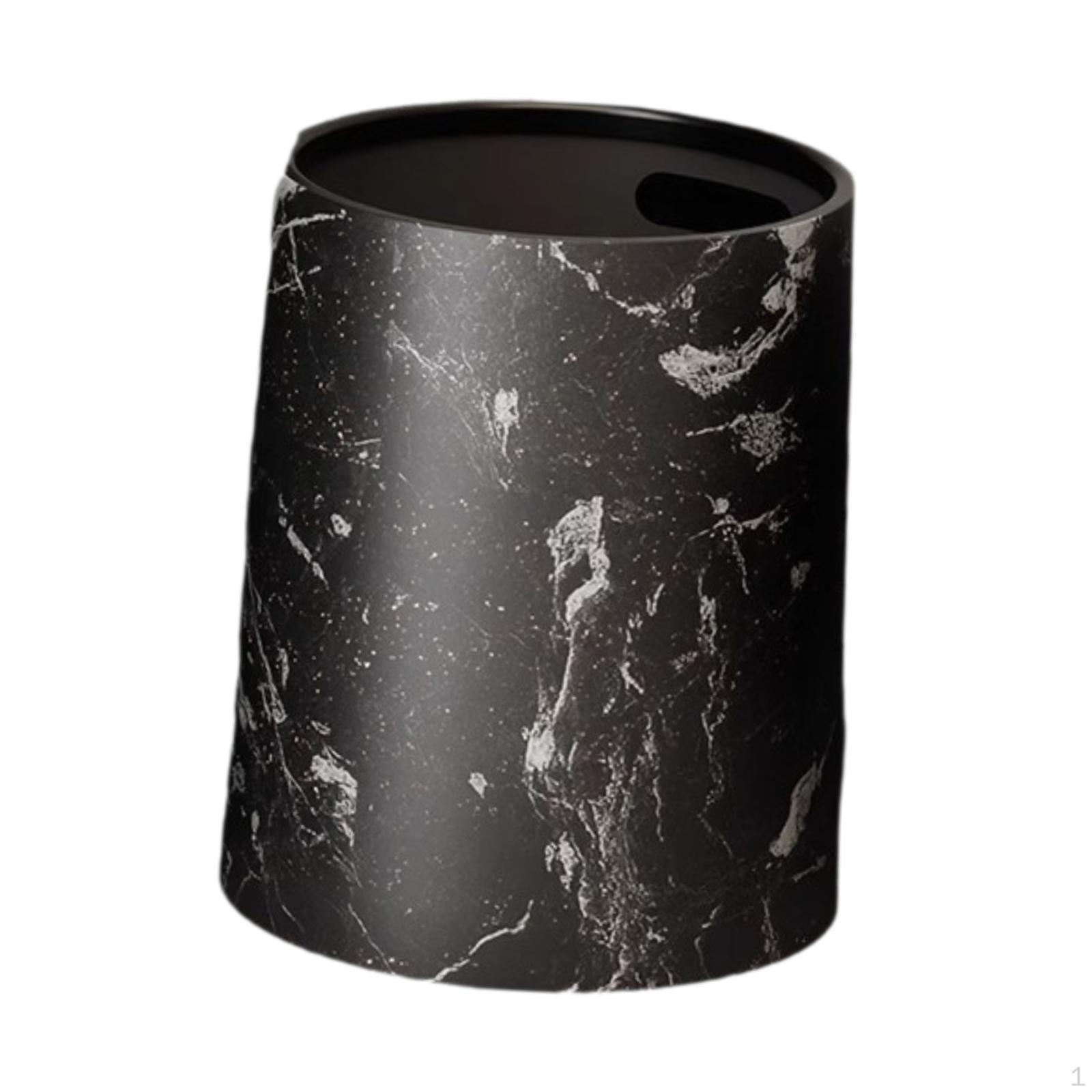 

Открытый верхний мусорный бак для мусора современный простой мусорный ящик для кухни отходы для ресторана Black 12L