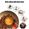 Praktische Kaffeebecher-Zubereitungsausrüstung Filterblatt Kaffeepulver Tamper mit Bürste für verbesserte Aromenentwicklung