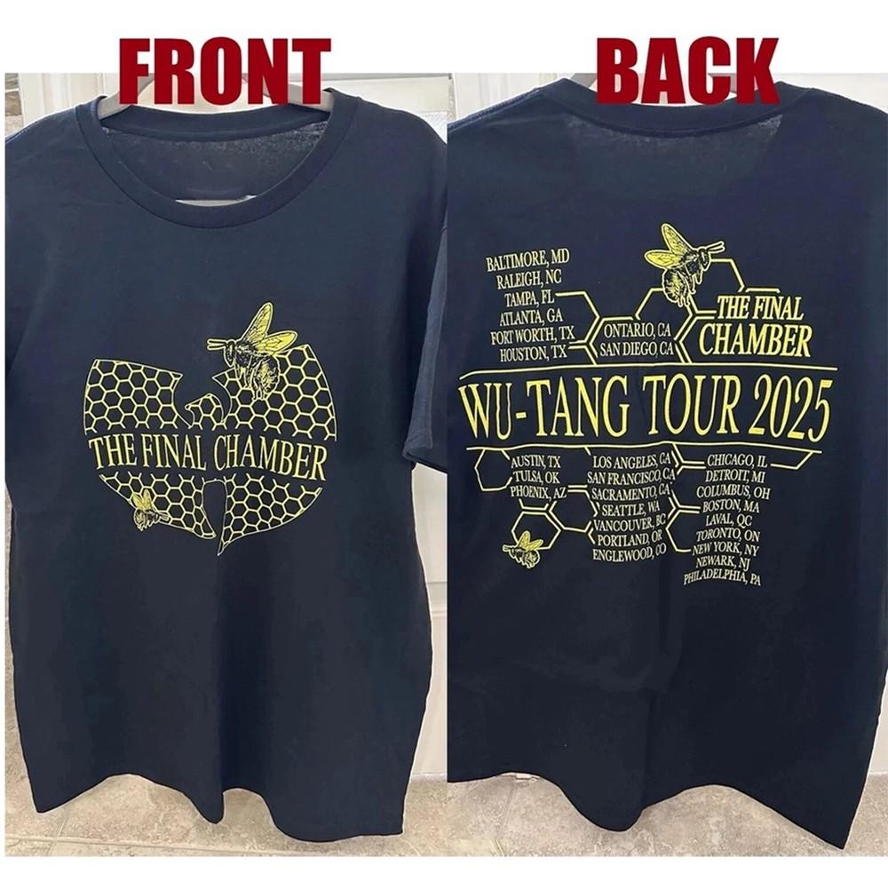 ГОРЯЧАЯ НОВИНКА!!! Клан Последняя Палата Wu Tang Навсегда Тур 2025 Футболка Унисекс Футболка XXXL