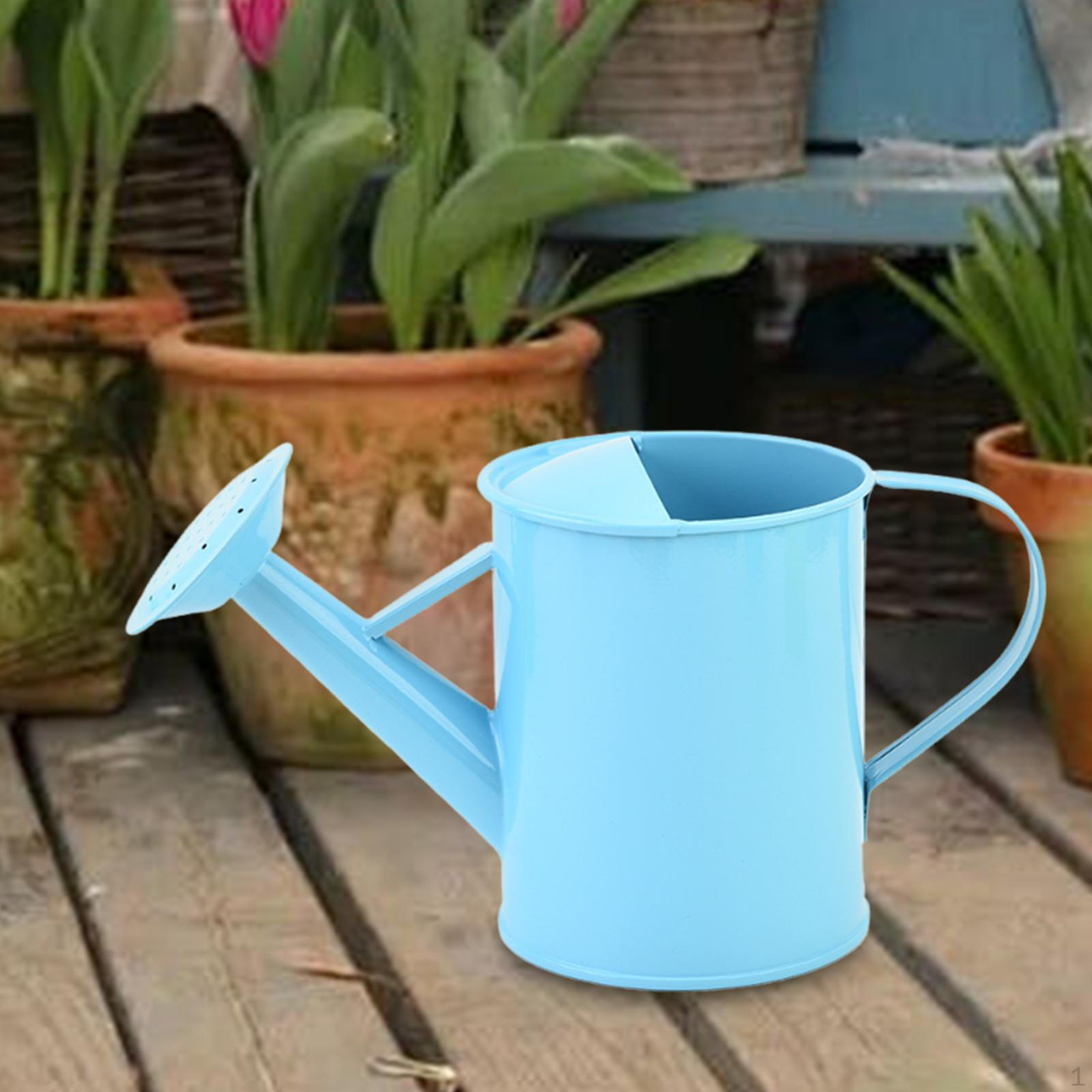

Лейка для цветов, контейнер для цветов, прочная гладкая поверхность, эргономичная ручка, садовое ведро синий