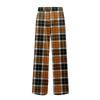 Men's Striped Plaid Print Pocket Casual Pants Home Pajama Pants