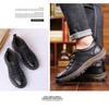 Men Casual Shoes Spring Split Leather Thick Buttom Wear-resistant Shoes