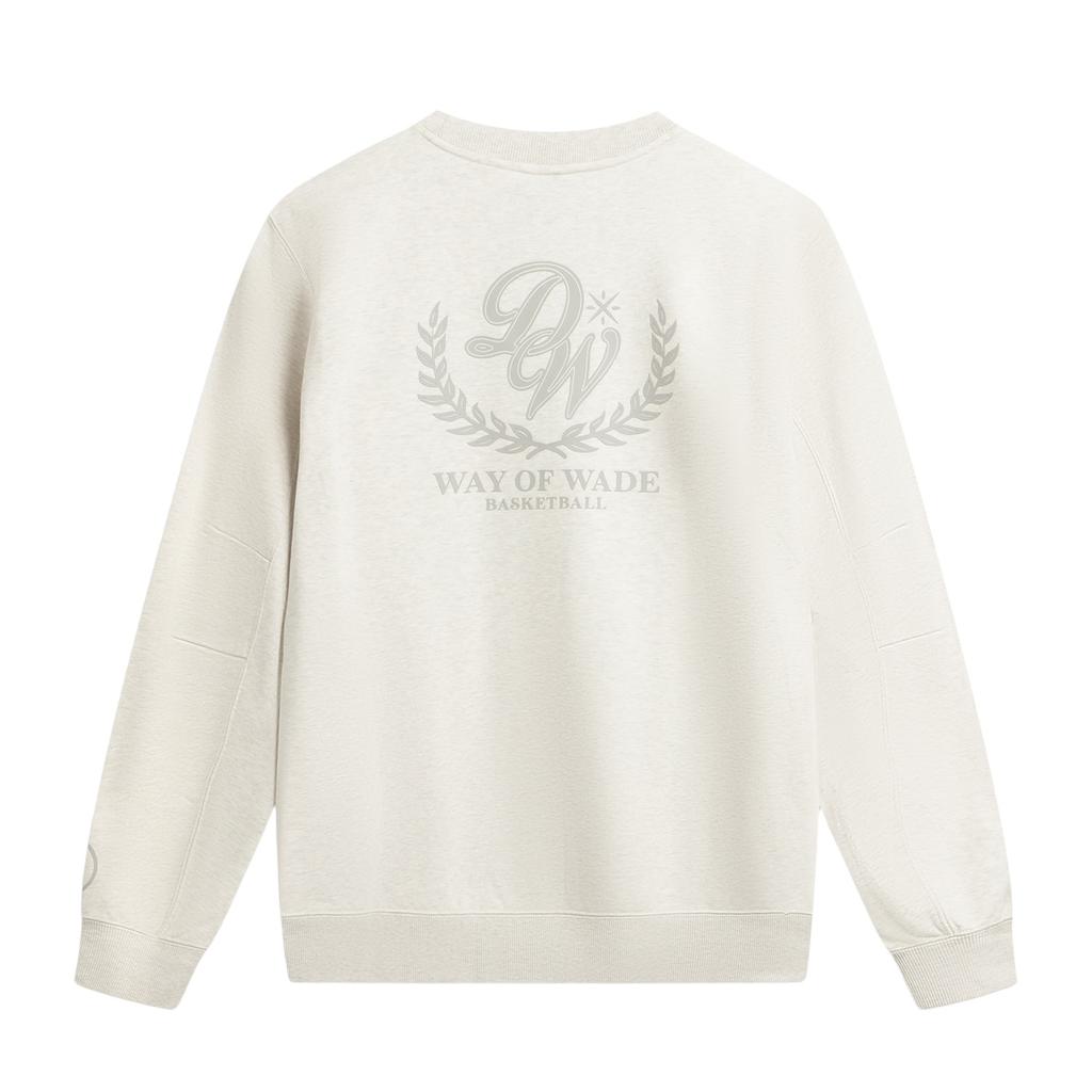 Li Ning Wade Serie Freizeit Rundhals Besticktes Buchstabenlogo Sweatshirt Herren sweatshirt AWDW013-2