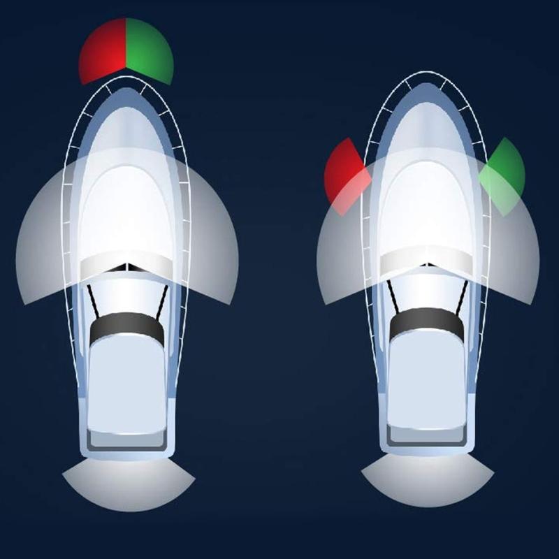 180 Degree Adjustable Marine LED Navigation Light IP67 Waterproof Stainless Steel for Vessels Yachts Boats Night Sailing