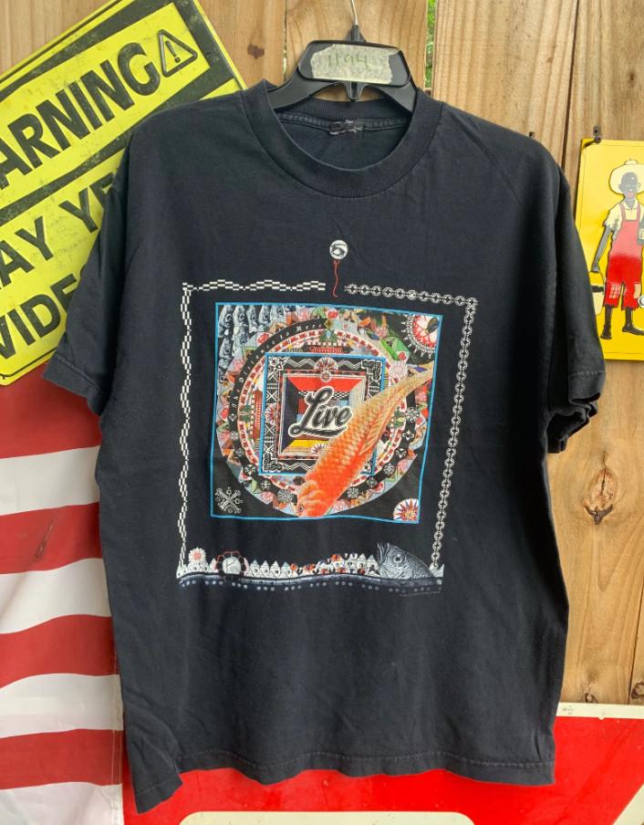 Vintage 90s Live The Distance to here 1999 tour REPRINT T-shirt size S-5XL S