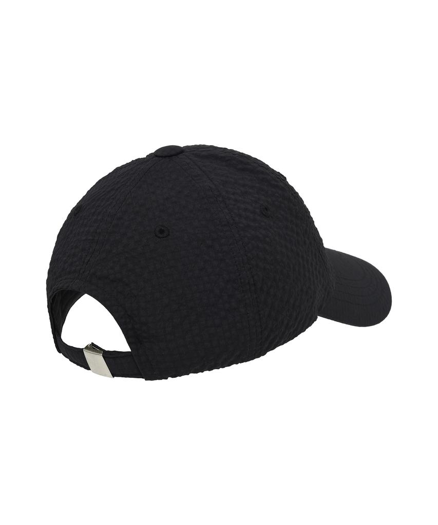 LMR Simple Motif Embroidered Light Ball Cap Black