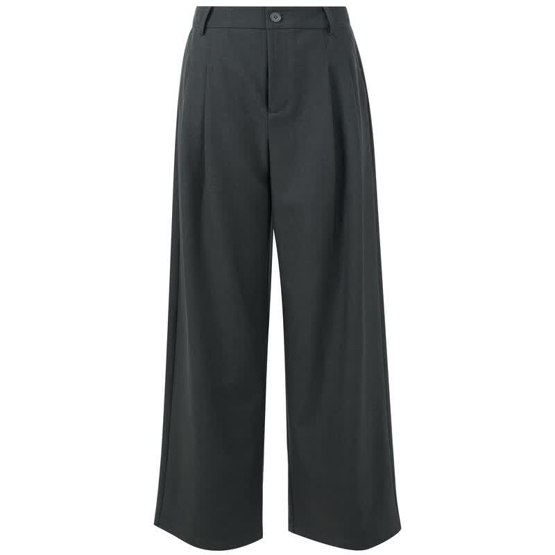 3colour Old Money Style Wide-Leg Commuter Pants