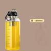 Zhi Yue 1500ml Tea Separation Outdoor Glass Water Bottle