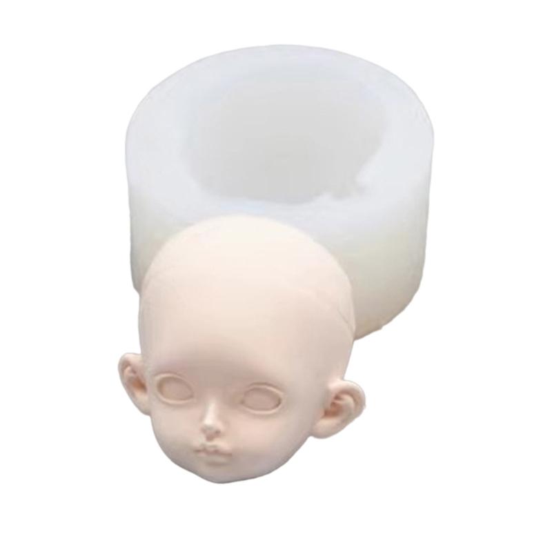 Forma silikonowa do twarzy lalki, forma do fondantów, czekolady, formy do gliny, mydła DIY, lekkie narzędzia do dekoracji tortów, forma do pieczenia