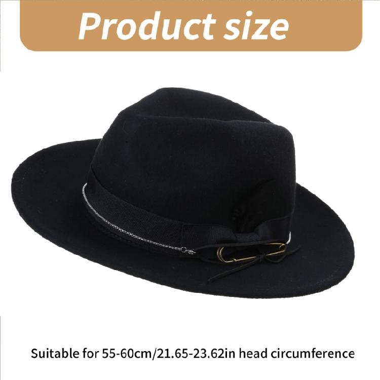 Klasyczny Kapelusz Homburg Kapelusz Panama Prezent dla Chłopaka Cylinder z Szerokim Rondem