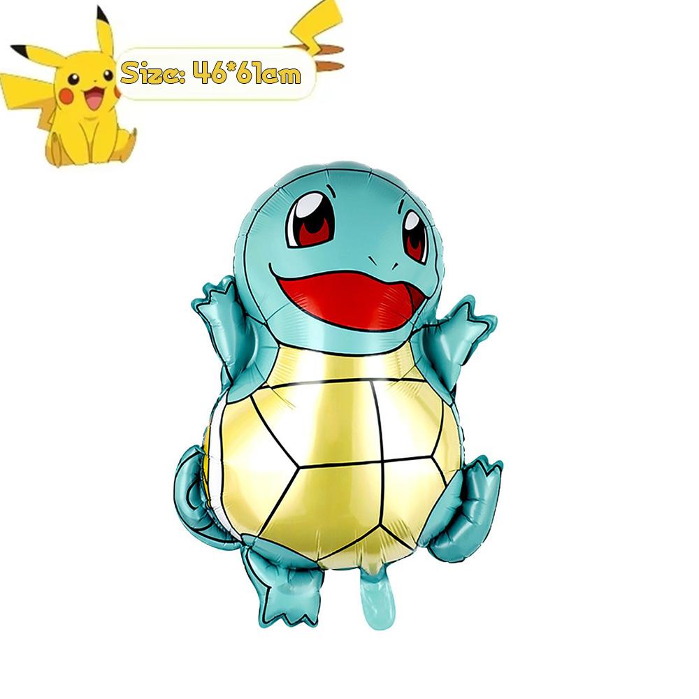Pokemon Geburtstag Dekor Feier Geschenk Riesiger Charizard Pikachu Aluminiumfolienballon Geschenke für Gäste Kindergeburtstagsfeier Zubehör