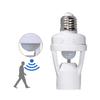 PIR Motion Sensor Light Socket 85-265V Adjustable Delay Time Infrared Sensor E27 LED Night Lamps Base Adapter Automatic Switch