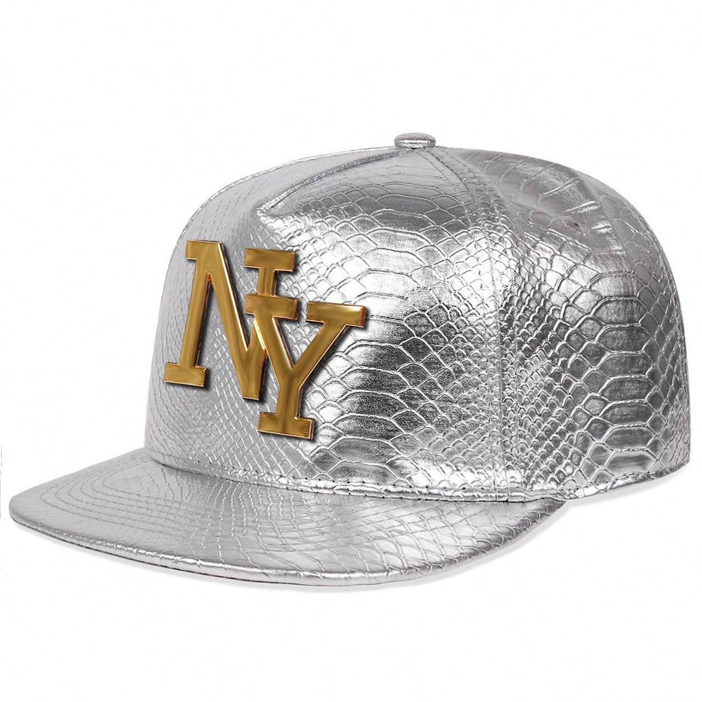 Unisex Letter Metal Label Decoration Adjustable Hip Hop Baseball Hat Snapback Caps Spring Autumn Outdoor Leisure Hats Travel Accessories for Women Men