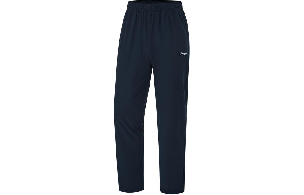 Li Ning Fitness Series Knitted Sweatpants Men s Dark Black Blue AYKU459-6 3XL