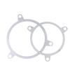 Outdoor Camping Wood Stove Chimney Wind Rope Metal Ring Pipe Support Brace Bracket Universal Windproof Fixing Mount