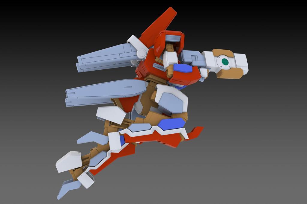 PLUM 5-inch Mechanism Wolf Fang Kuga 2001 TYPE02 Tenrai 2P COLOR 1/35 Scale Pre-Colored Plastic Model Kit PP231 (Robot)