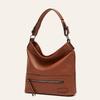Large-capacity bag women's new simple shoulder underarm bag commuting tote bag soft leather casual handbag