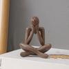Abstract Figures Thinkers Plastic Handicrafts Cute Little Ornaments Room Decorations Artistic Living Room Ornaments