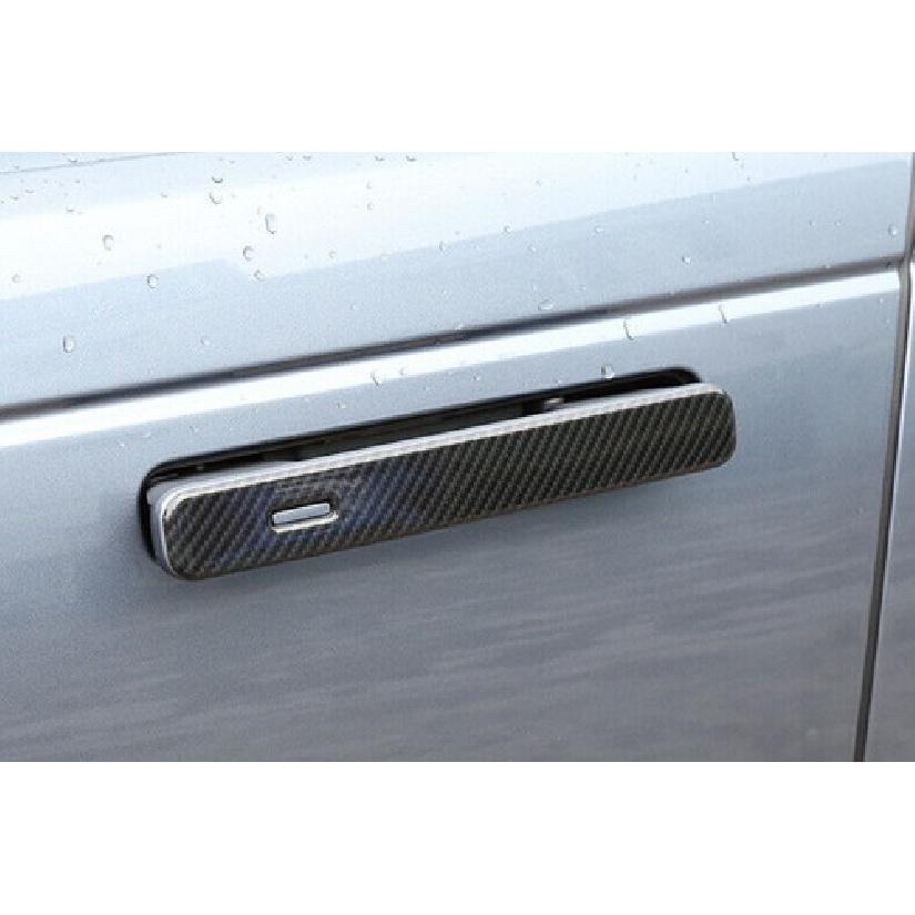 For Range Rover Velar 2018-2023 Carbon Fiber Exterior Side Door Handle Cover 4PC