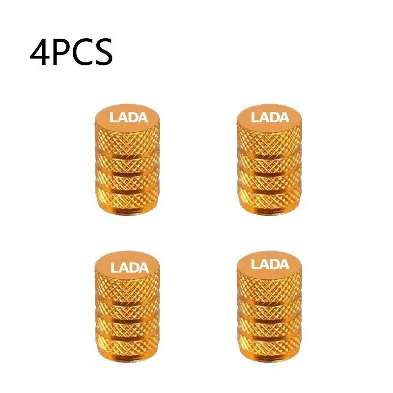 Car Wheel Tire Valve Caps Tyre Stem Covers Airdust Waterproof For Lada Niva Vesta Samara Kalina Largus Priora Xray Granta