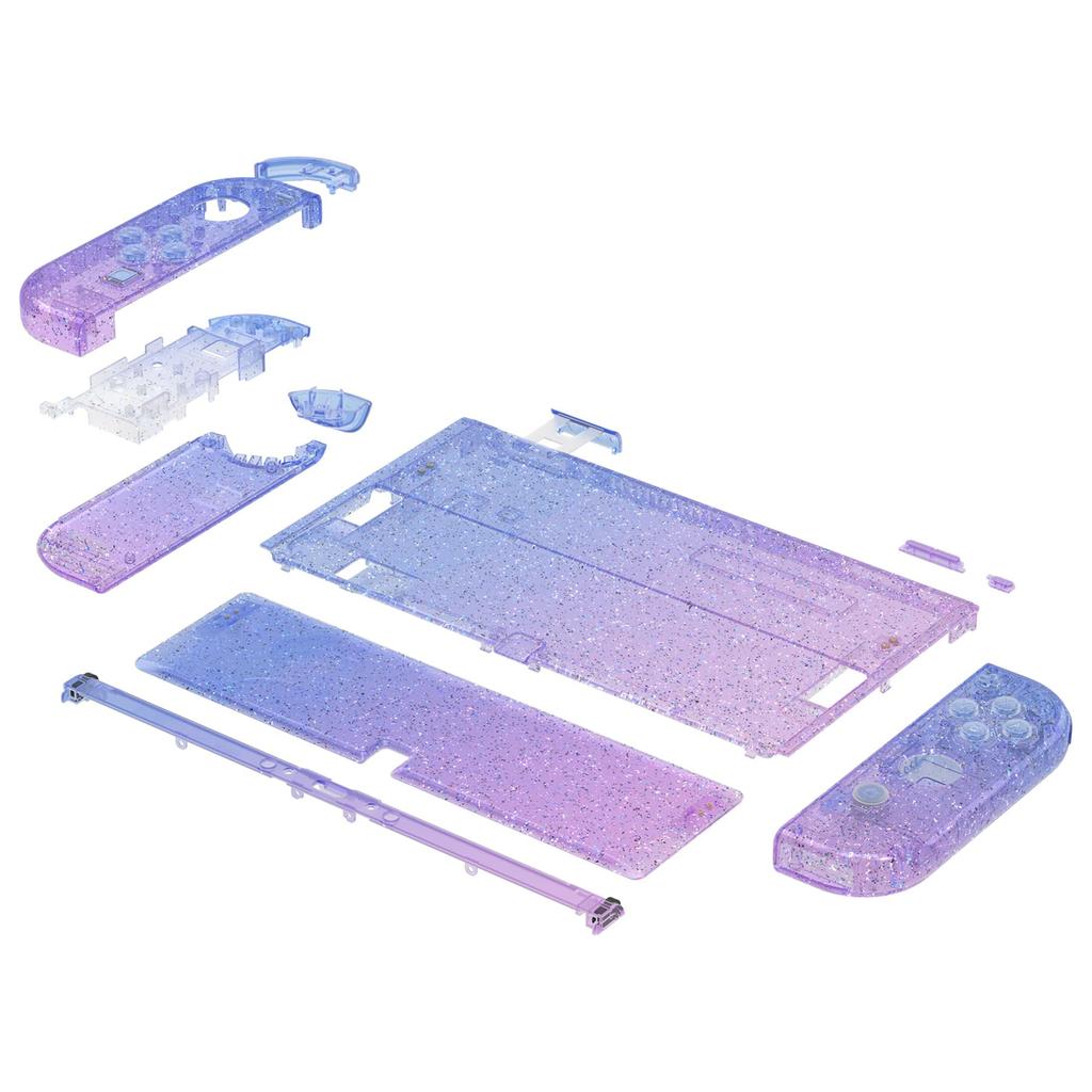 Not the Main Unit Back Plate for eXtremeRate Switch OLED Compatible Back Plate PC Switch Back Switch Compatible with Switch OLED Joycon Handheld