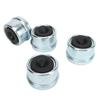 4PCS Trailer Hub Bearing Dust Caps Galvanized Surface Tough Fit for 2000 To 3500 Lb Boat Trailer Camper RV