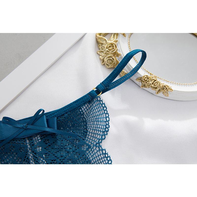 Sexy and Hot Lace Seductive Thong Panties Thin Transparent Low Waist Women's Panties