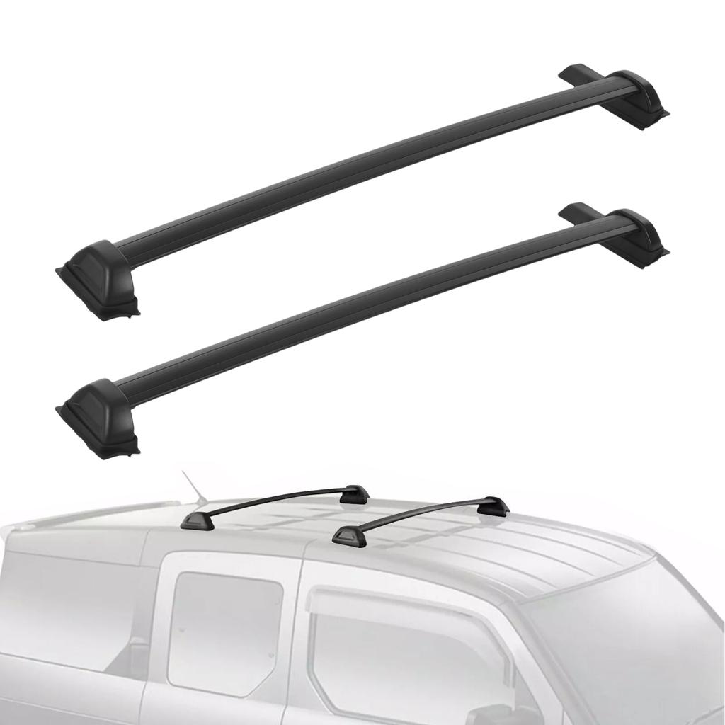 Bare transversale plafon auto Rack din aliaj de aluminiu pentru plafonul superior al mașinii Bagaje ușoare de călătorie Vehicul Portbagaj de acoperiș o pereche