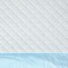Set of 100 6-Layer Non-Woven, Paper, and PE Dog Toilet Pads, 45 x 30 cm, Blue and White